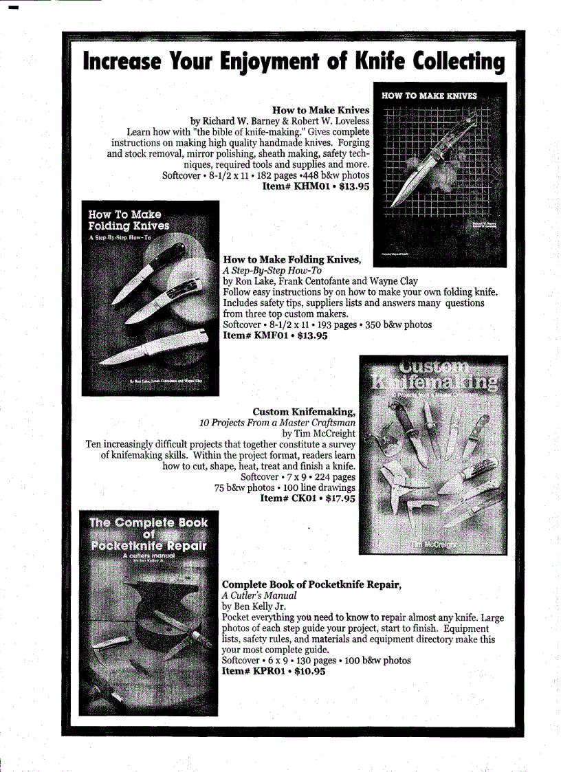 image for page Wayne Goddards 50 Knife Shop