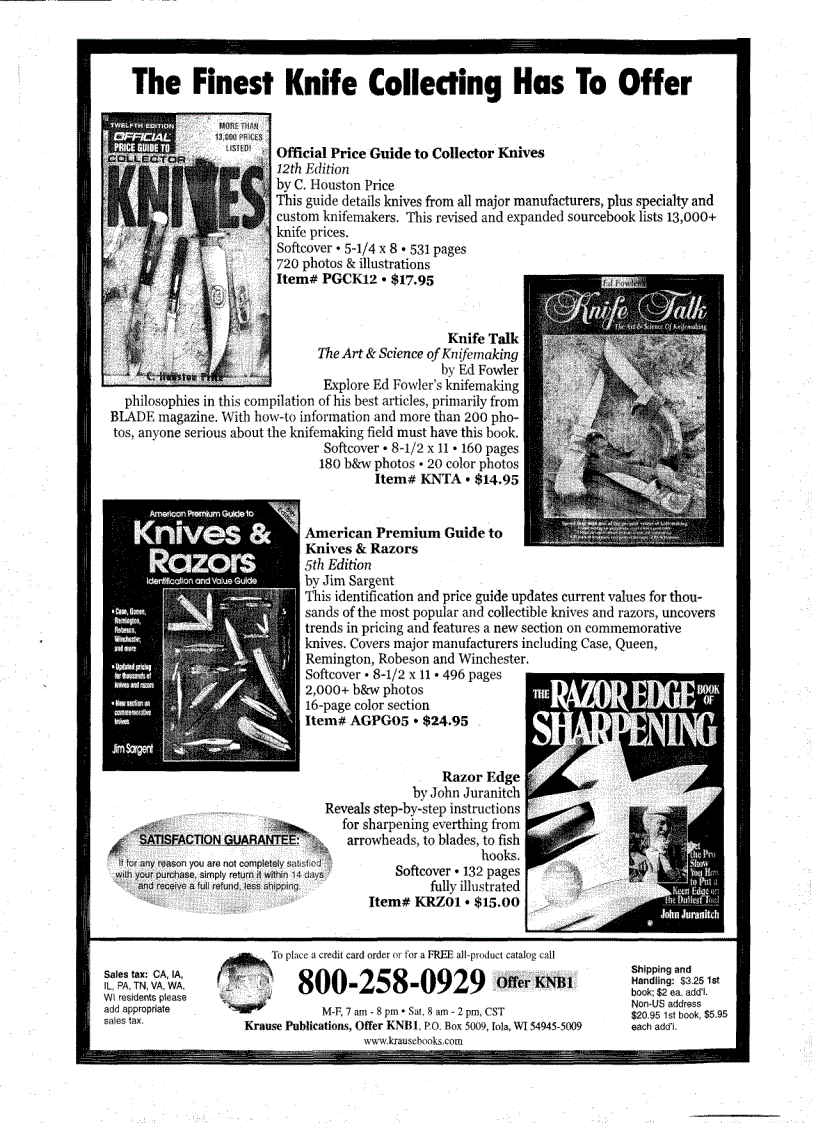 image for page Wayne Goddards 50 Knife Shop