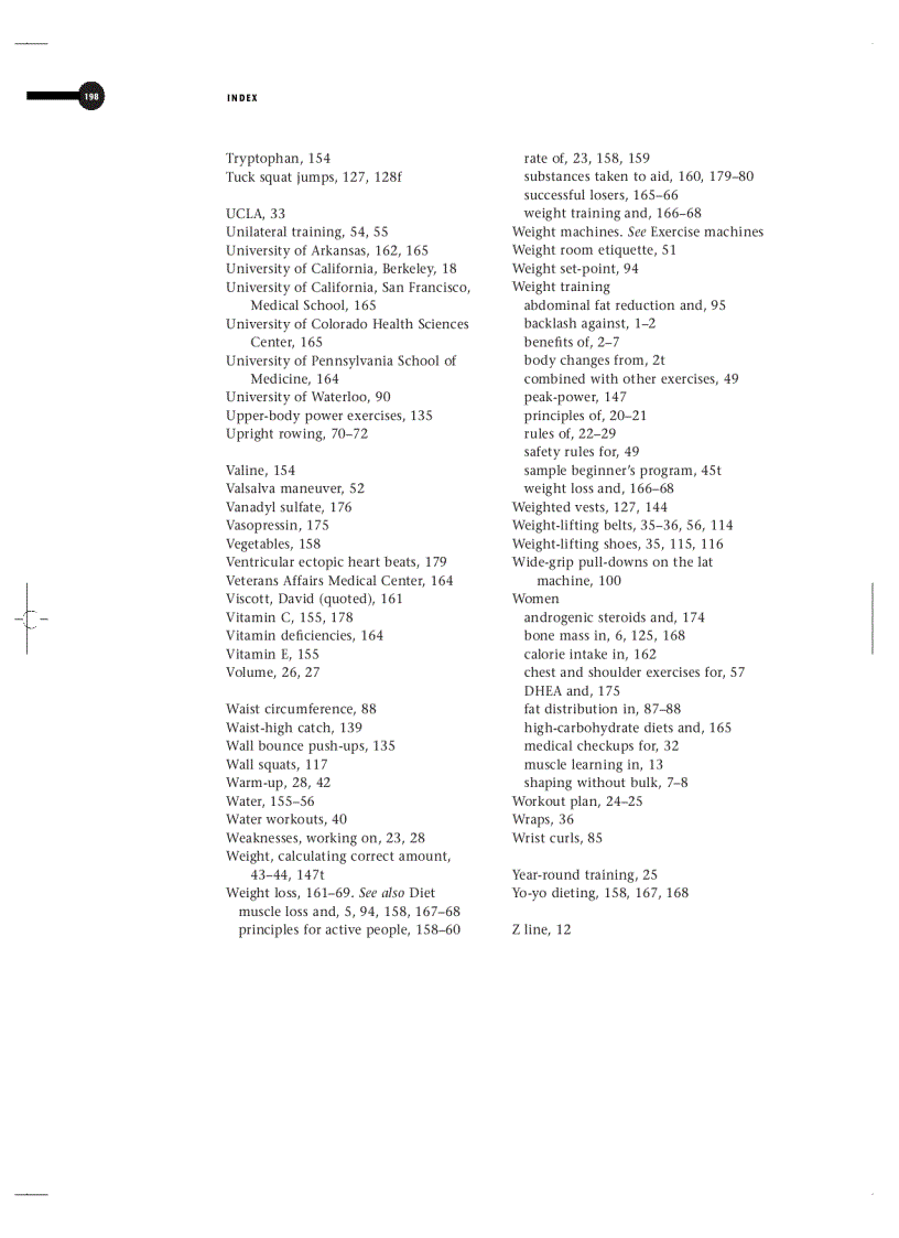 image for page Weight Training Basics 1st Edition