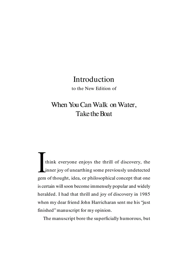 image for page When You Can Walk on Water