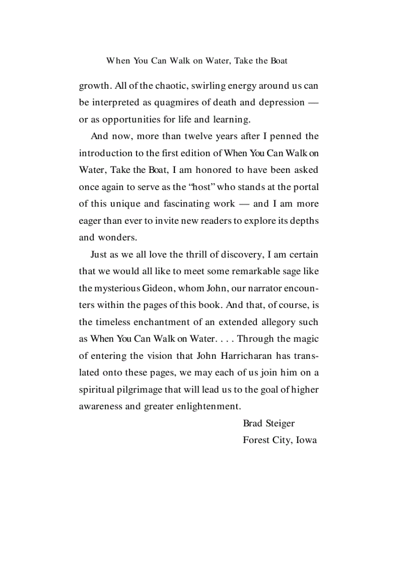 image for page When You Can Walk on Water