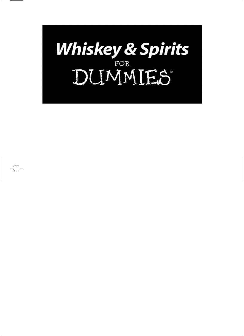 image for page Whiskey and Spirits For Dummies