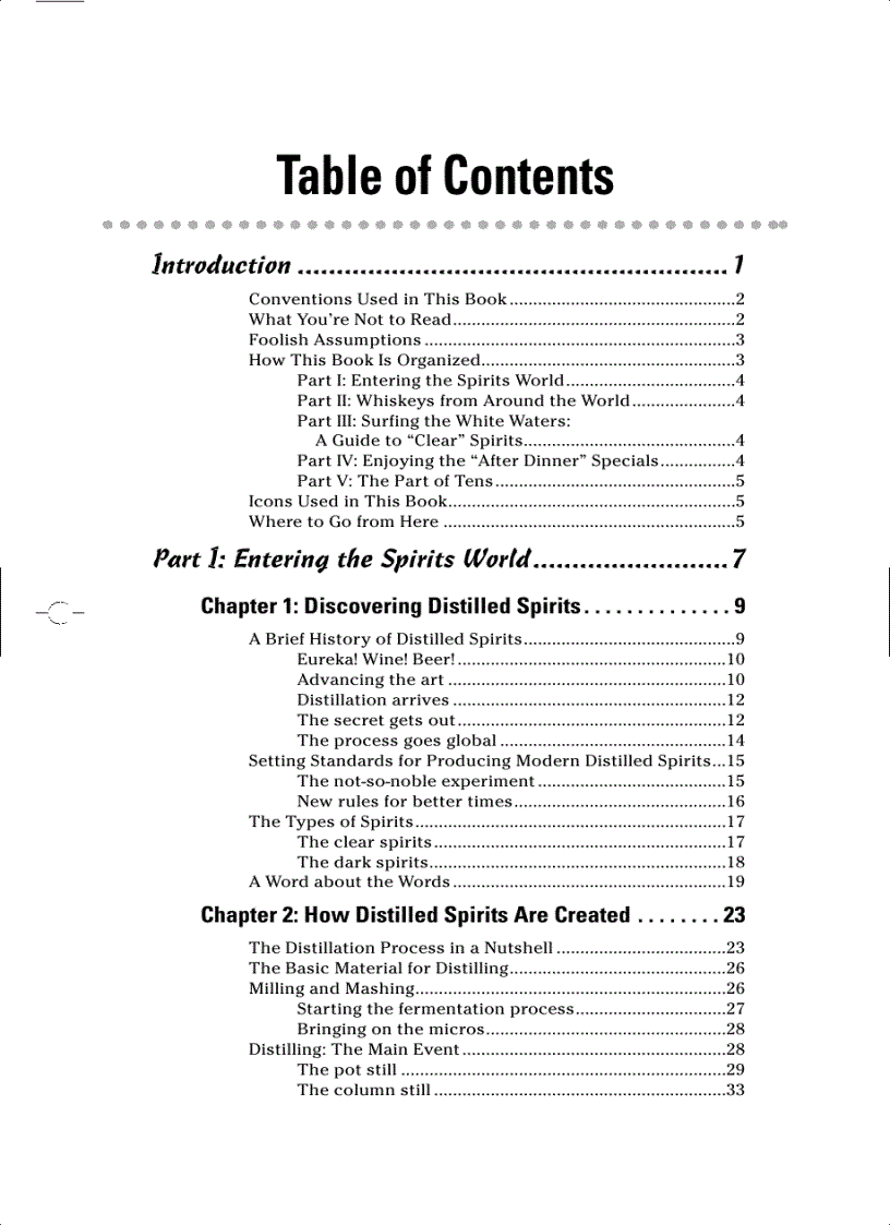 image for page Whiskey and Spirits For Dummies