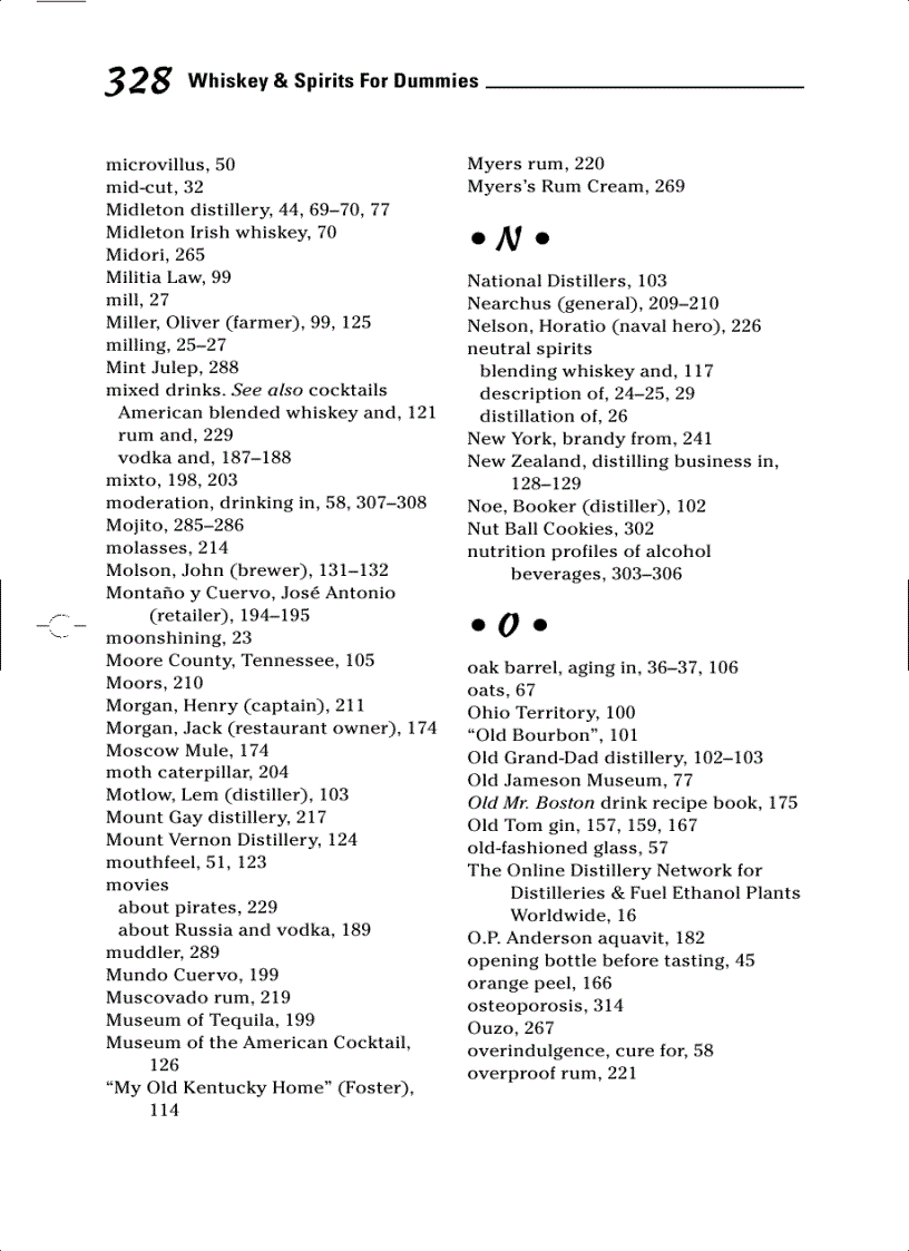 image for page Whiskey and Spirits For Dummies