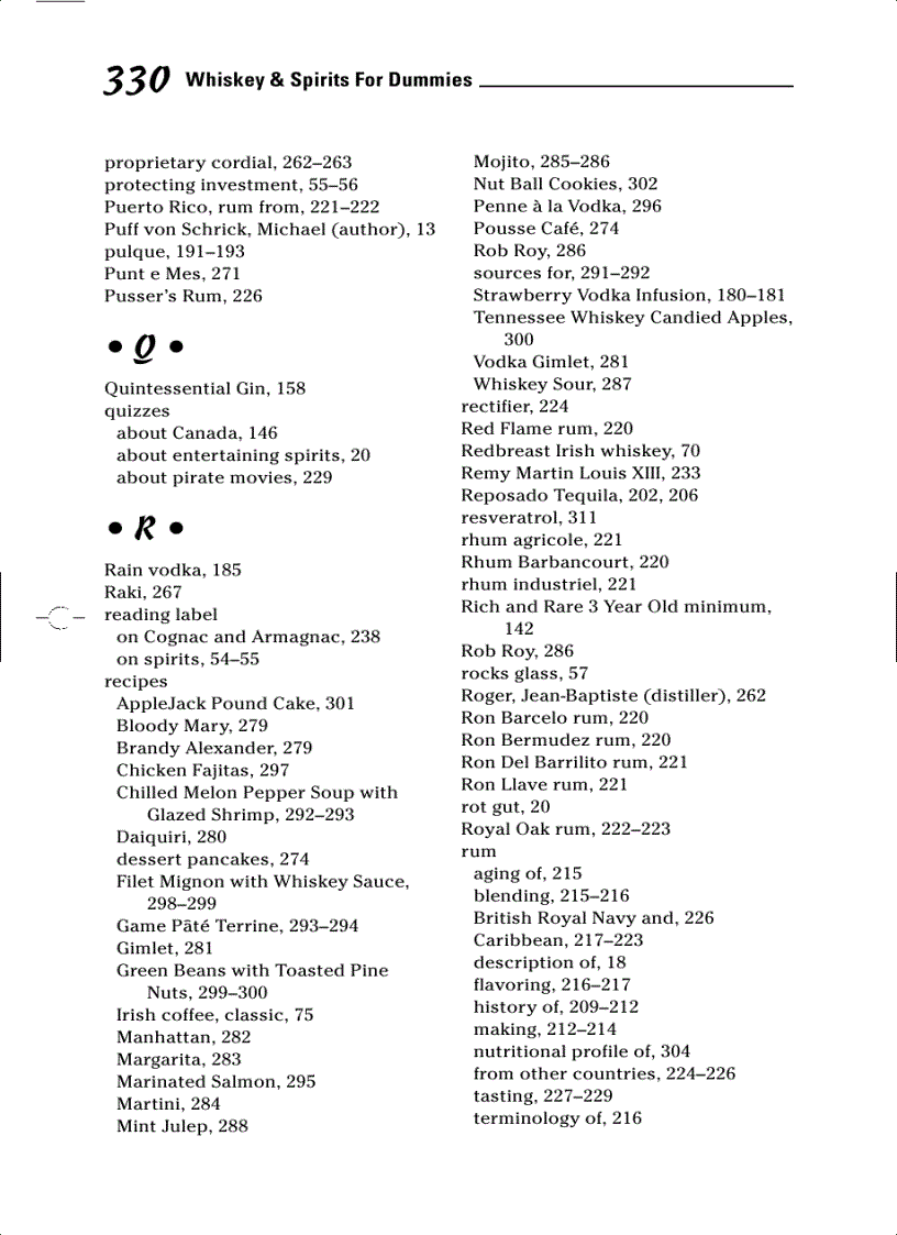 image for page Whiskey and Spirits For Dummies