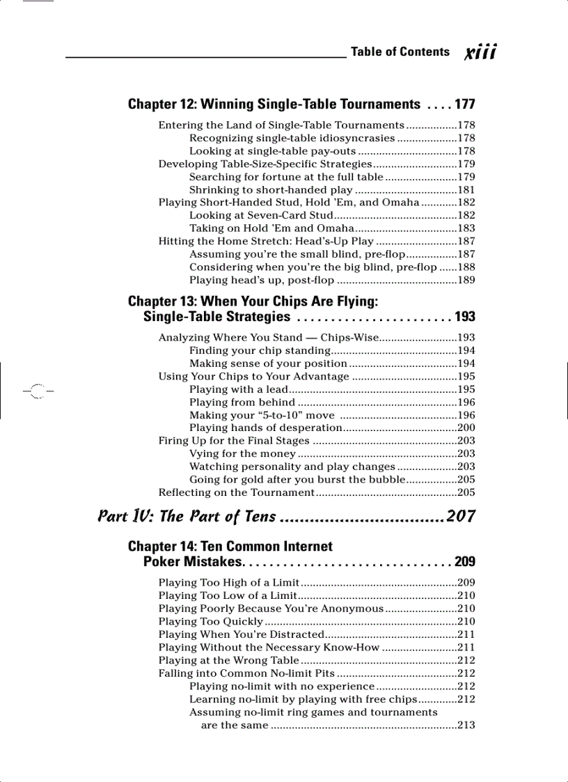 image for page Winning at Internet Poker For Dummies