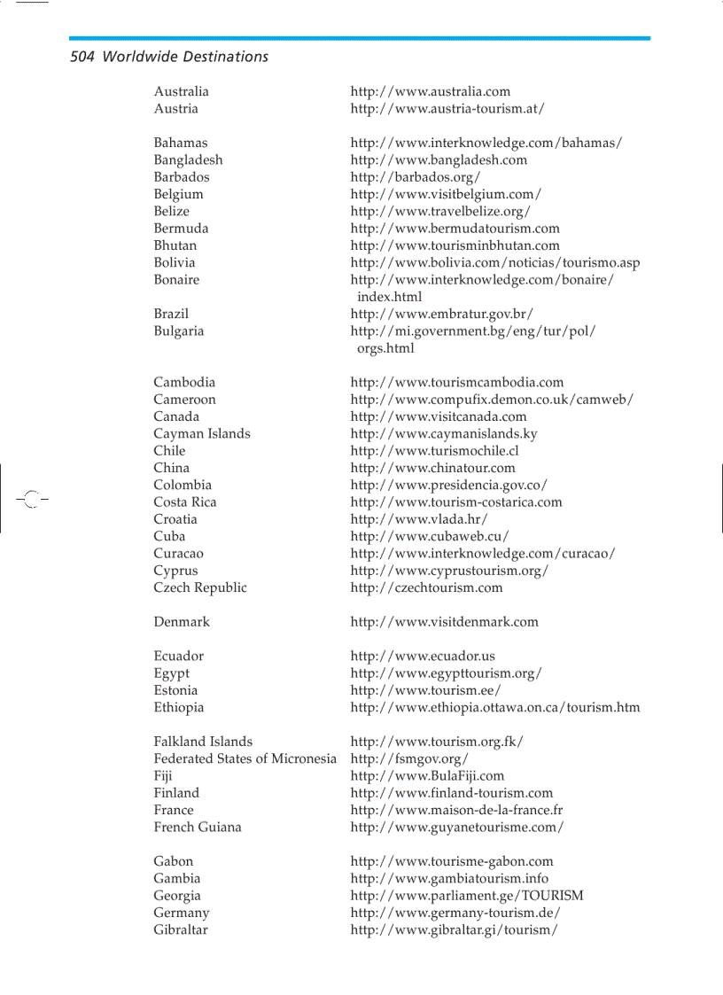 image for page Worldwide Destinations