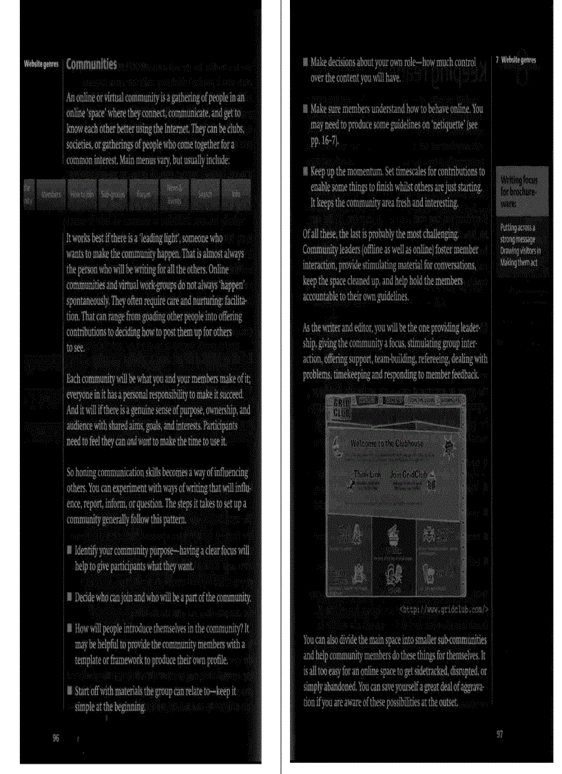 image for page Writing for the Internet One Step Ahead