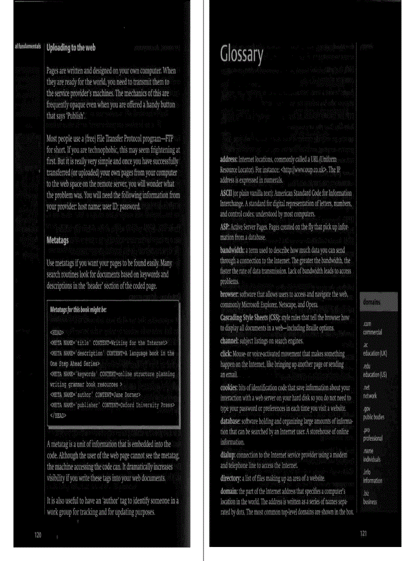 image for page Writing for the Internet One Step Ahead