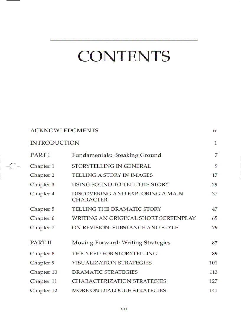 image for page Writing the Short Film 3rd Edition