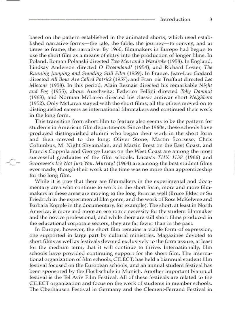 image for page Writing the Short Film 3rd Edition