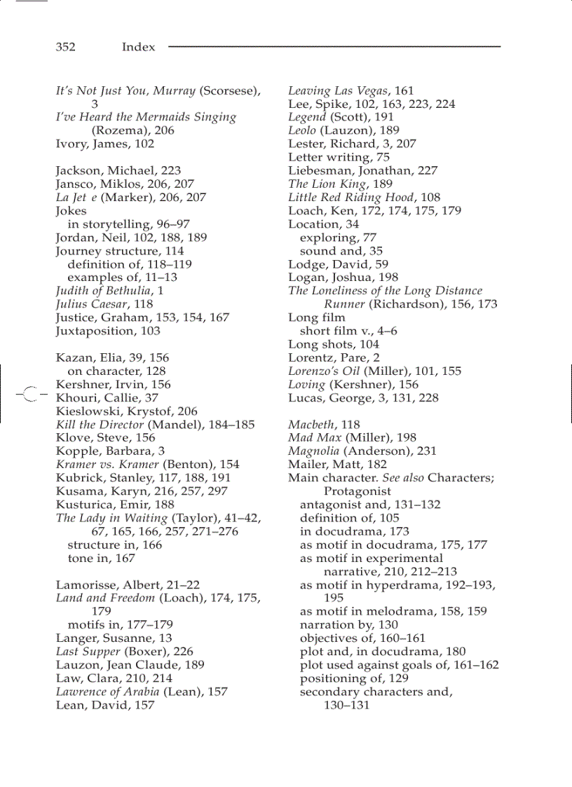 image for page Writing the Short Film 3rd Edition