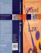 A Dictionary of Law 6th Edition