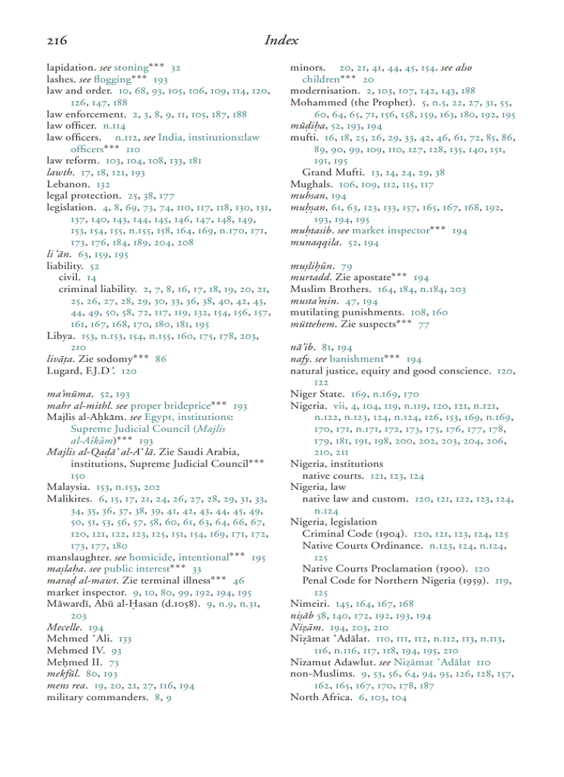 image for page Crime and Punishment in Islamic Law