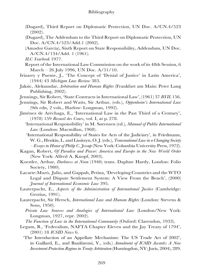 image for page Denial of Justice in International Law