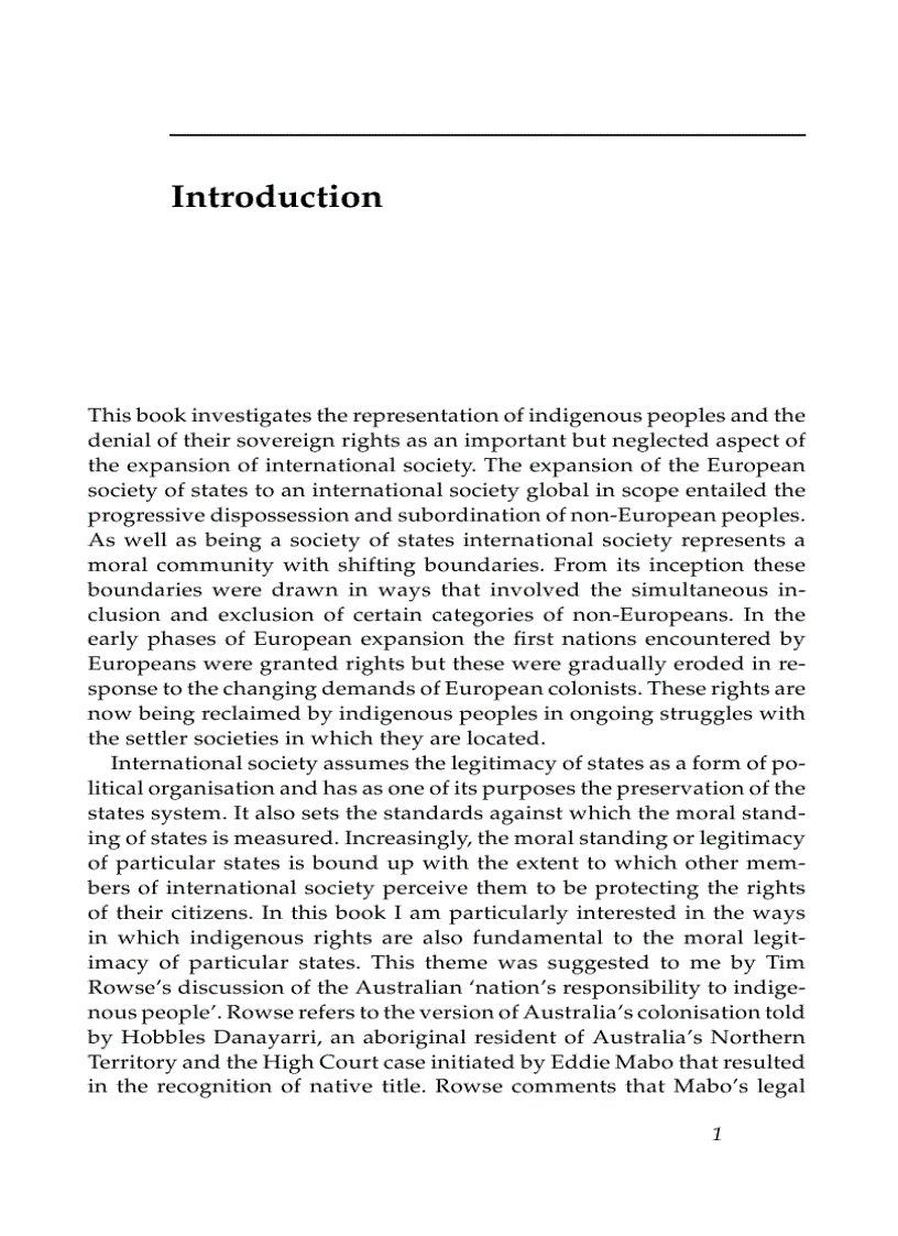 image for page European Conquest and the Rights of Indigenous Peoples