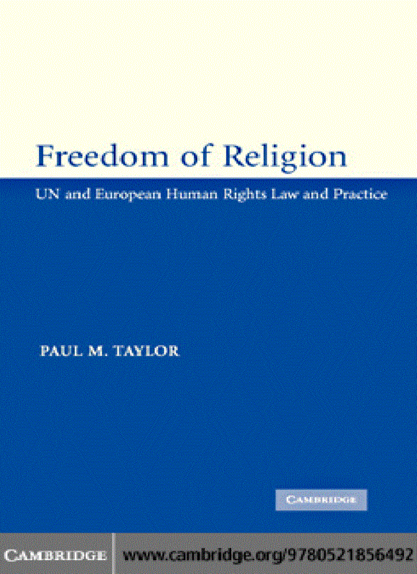 image for page Freedom of Religion