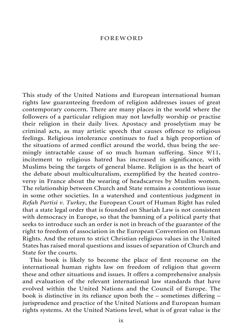 image for page Freedom of Religion