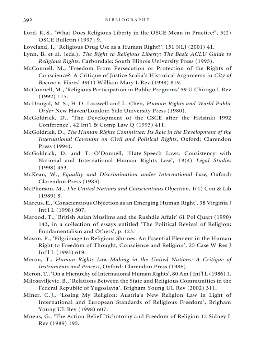 image for page Freedom of Religion