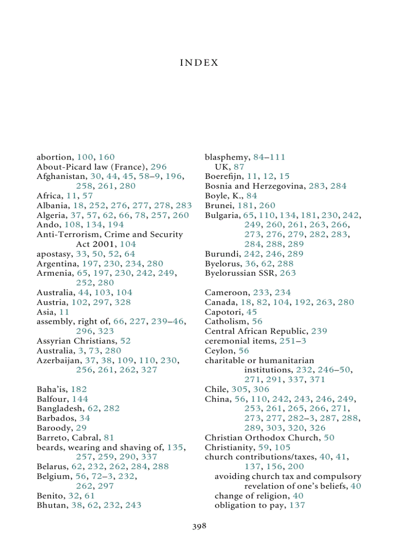 image for page Freedom of Religion