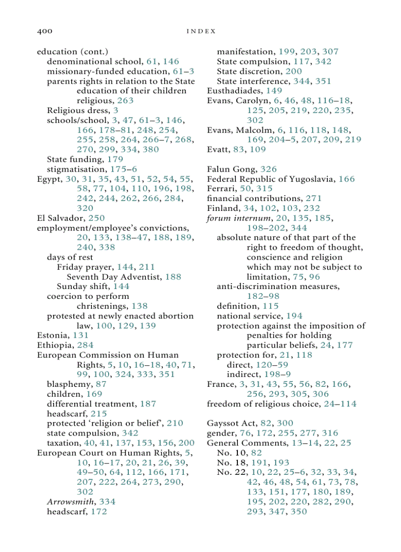 image for page Freedom of Religion