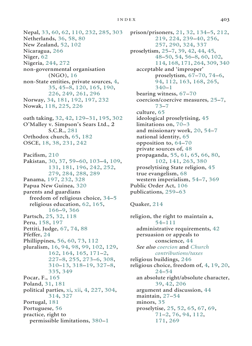 image for page Freedom of Religion