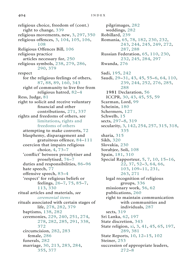 image for page Freedom of Religion