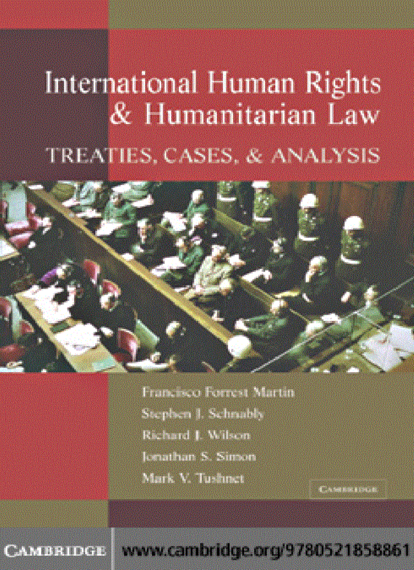 image for page International Human Rights and Humanitarian Law