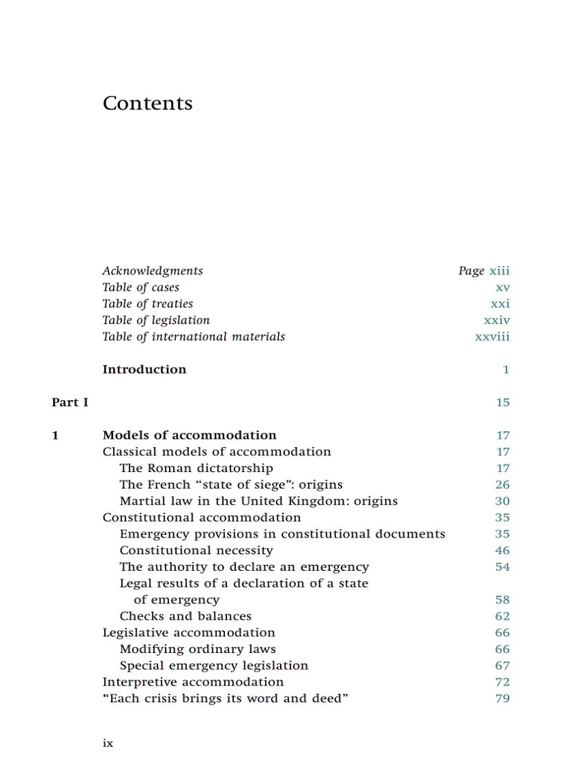 image for page Law in Times of Crisis Emergency Powers in Theory and Practice