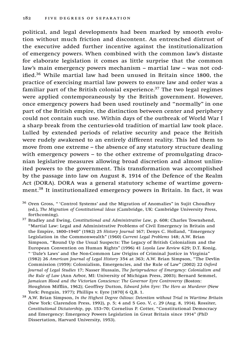 image for page Law in Times of Crisis Emergency Powers in Theory and Practice