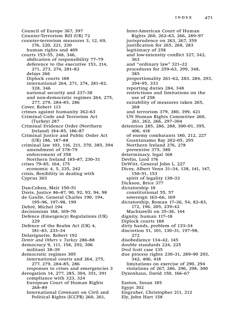 image for page Law in Times of Crisis Emergency Powers in Theory and Practice