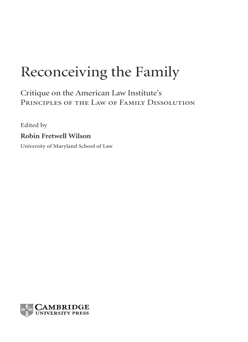 image for page Reconceiving the Family