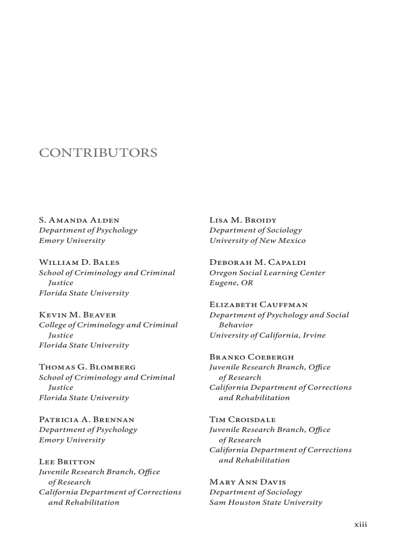 image for page The Development of Persistent Criminality