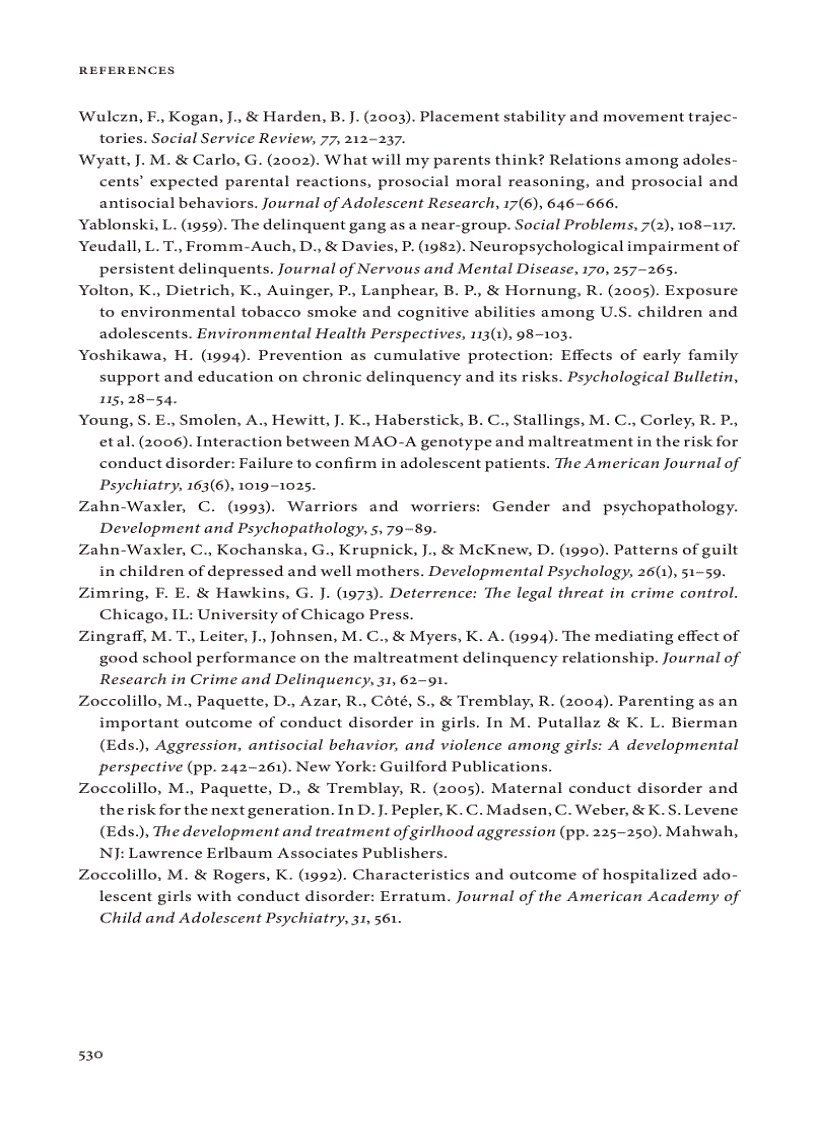 image for page The Development of Persistent Criminality