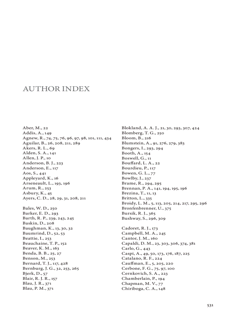 image for page The Development of Persistent Criminality