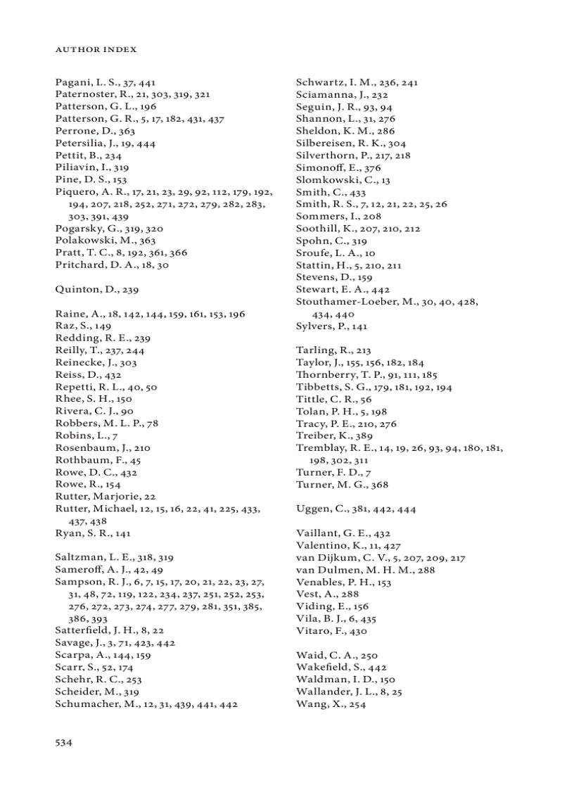 image for page The Development of Persistent Criminality