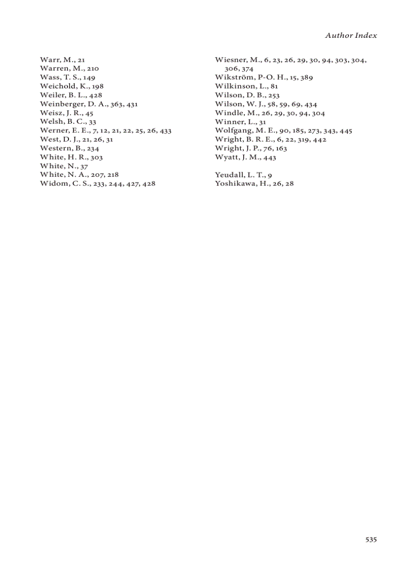 image for page The Development of Persistent Criminality