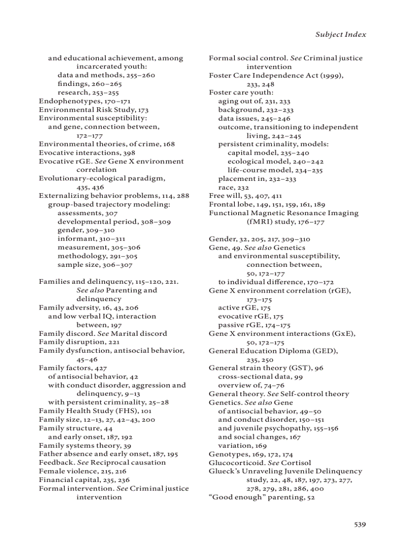 image for page The Development of Persistent Criminality