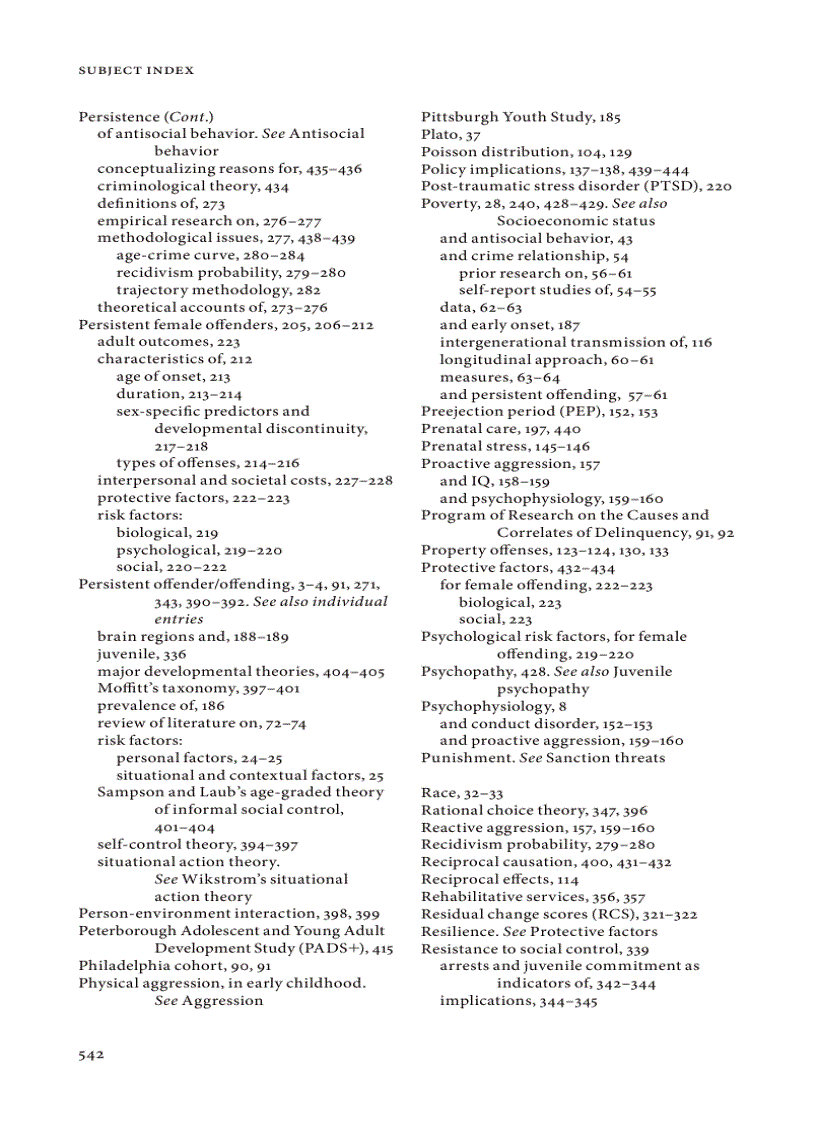 image for page The Development of Persistent Criminality