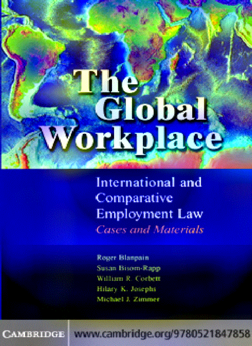 The Global Workplace 1st Edition