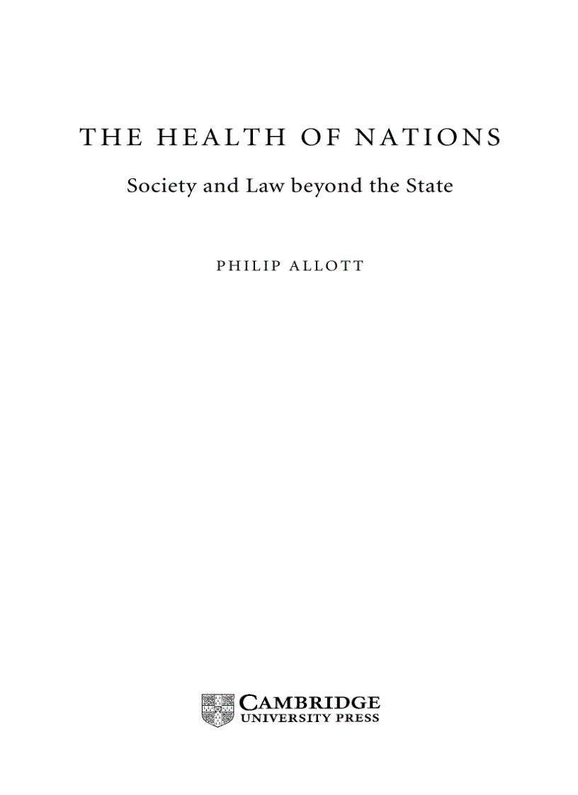 image for page The Health of Nations