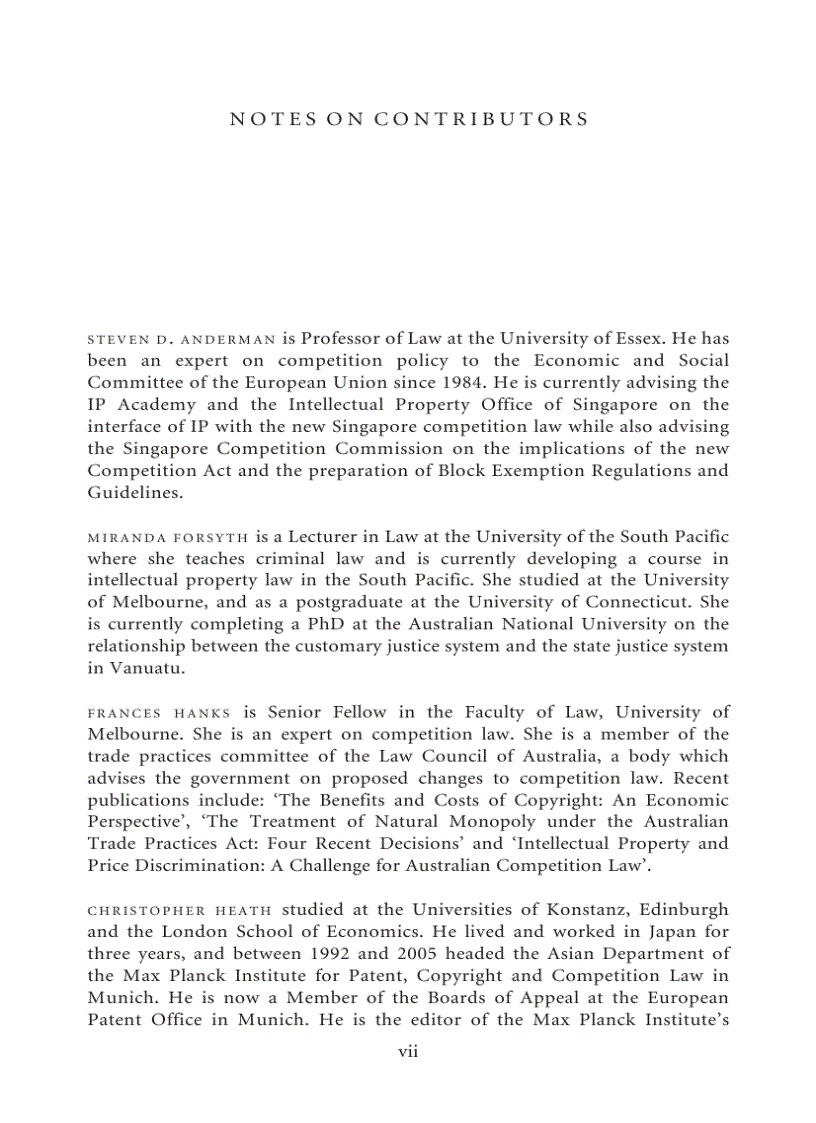 image for page The Interface Between Intellectual Property Rights and Competition Policy