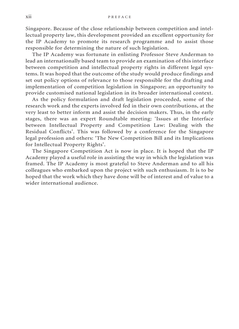 image for page The Interface Between Intellectual Property Rights and Competition Policy