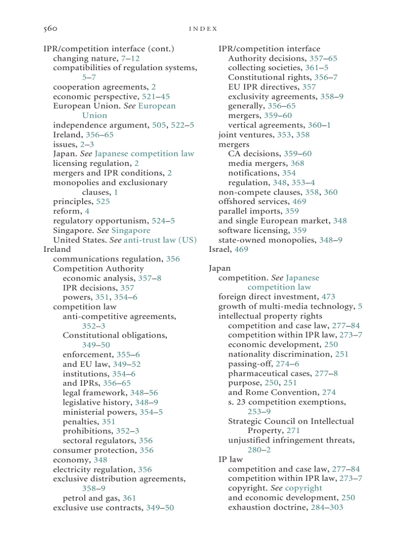 image for page The Interface Between Intellectual Property Rights and Competition Policy