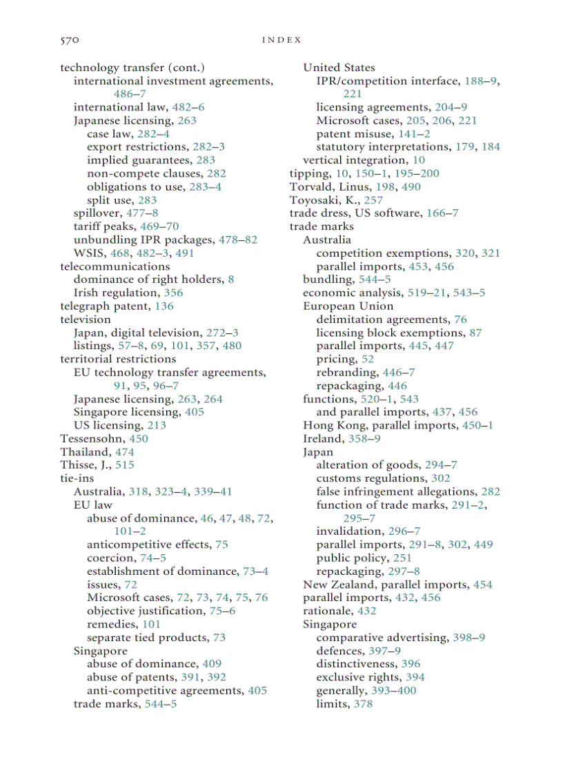 image for page The Interface Between Intellectual Property Rights and Competition Policy