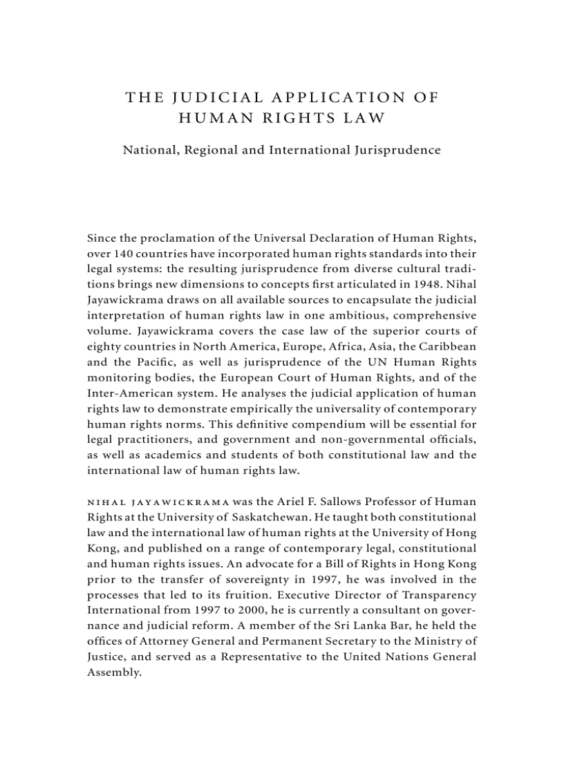 image for page The Judicial Application of Human Rights Law