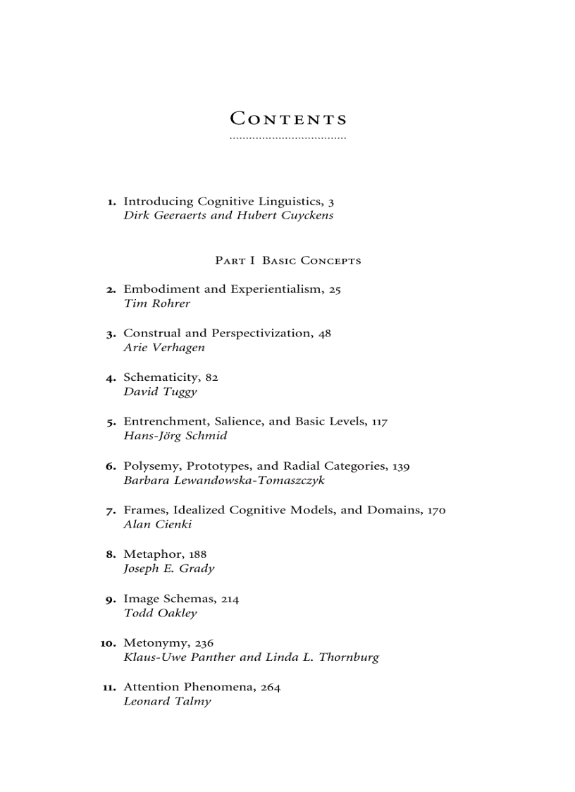 image for page The Oxford Handbook of Cognitive Linguistics