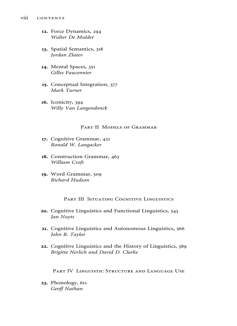 image for page The Oxford Handbook of Cognitive Linguistics