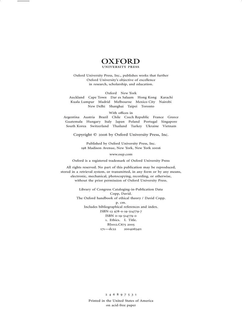 image for page The Oxford Handbook of Ethical Theory