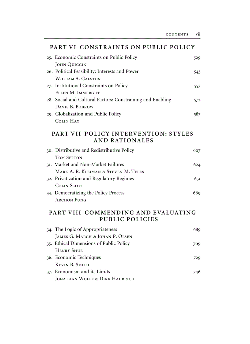 image for page The Oxford Handbook of Public Policy
